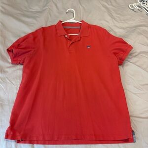 Southern Tide Vibrant Red Polo Shirt